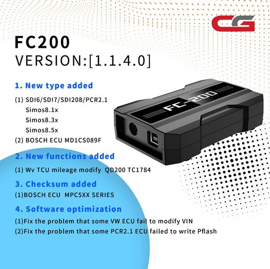 cg fc200 v1.1.4.0 update
