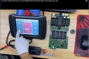 how to use xtool x100 pad3 device to read BMW FEM 95128 data 1 300x207