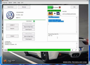 foxflash read vw med17.5 ecu bench 10