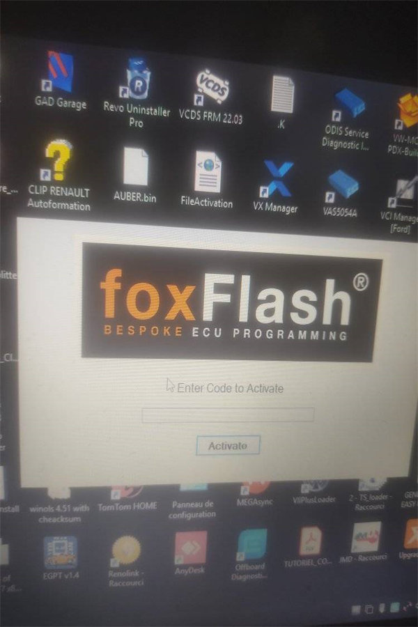 foxflash software activation code login key 1