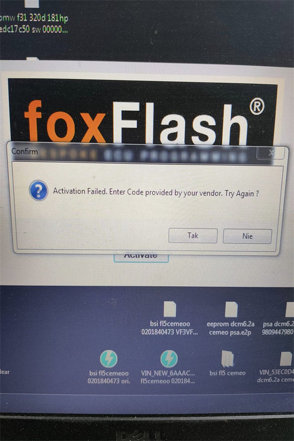 foxflash software activation code login key 3