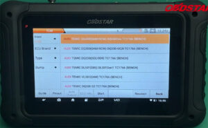 audi dq200 dq400e tcm cloned by obdstar dc706 1