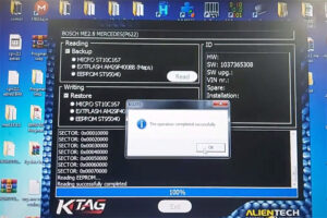 mercedes benz m112 engine ecu cloned with ktag 7