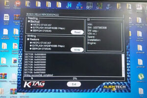 mercedes benz m112 engine ecu cloned with ktag 9