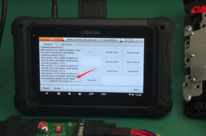 obdstar dc706 clone bmw tcm on bench 14