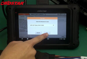 obdstar dc706 clone bmw tcm on bench 6