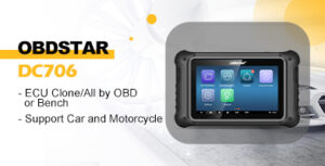 OBDSTAR DC706 ECU ECM TCM BCM Cloning Programming Tool