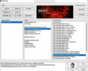 foxflash read write renault sid310 via obd and boot 7