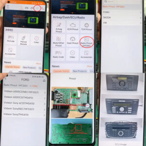 obdstar mt200 read and change ford 6000 cd radio code 3