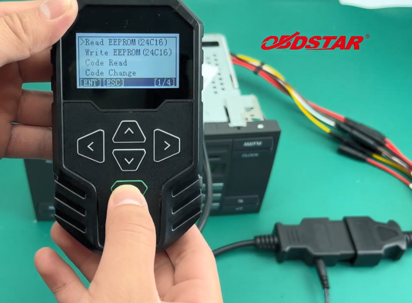 obdstar mt200 read and change ford 6000 cd radio code 8