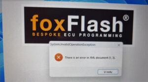 foxflash there is an error in xml document solution 2