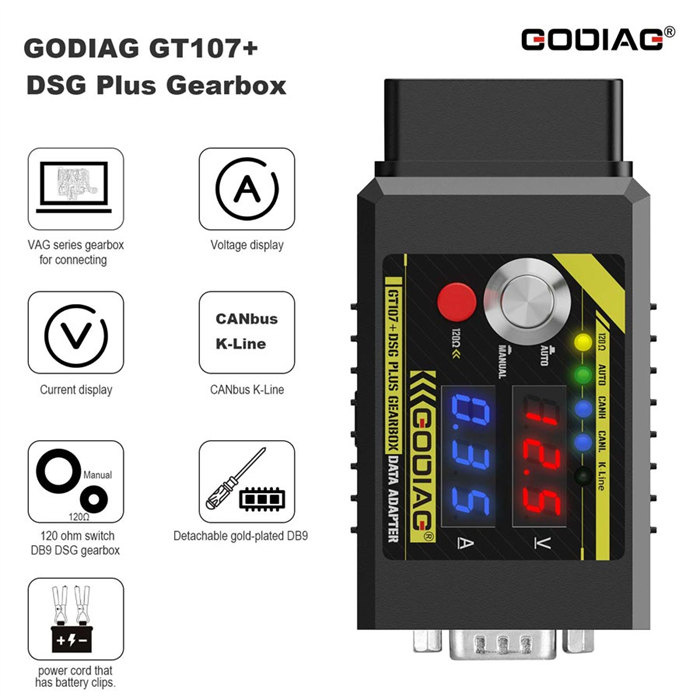 what is godiag gt107 dsg plus gearbox adapter 1