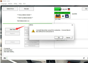 how to do foxflash bench box self test 4