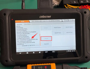 obdstar dc706 clone me17 me17.8.8 ecm on bench 14