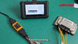 obdstar dc706 clone me17 me17.8.8 ecm on bench 8