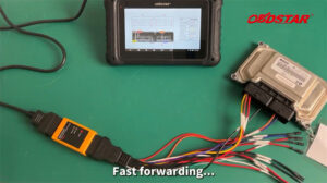 obdstar dc706 clone me17 me17.8.8 ecm on bench 9