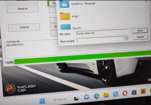 foxflash read write 2009 toyota urban cruiser dtc off 4