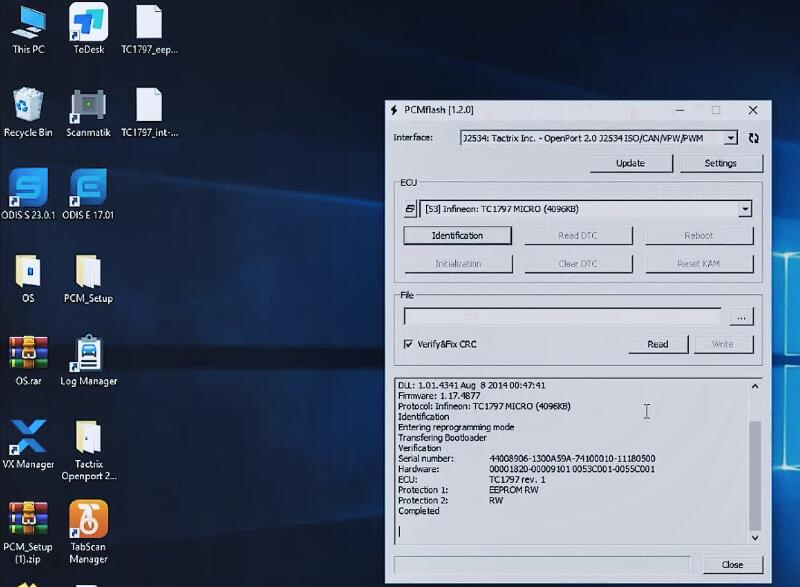godiag ecu adapter and openport read ford sid208 7