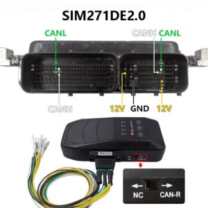 yanhua acdp clone benz sim271de2.0 sim271ke2.0 1