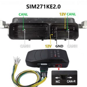 yanhua acdp clone benz sim271de2.0 sim271ke2.0 2
