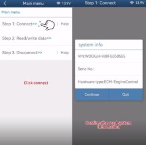 yanhua acdp clone benz sim271de2.0 sim271ke2.0 6