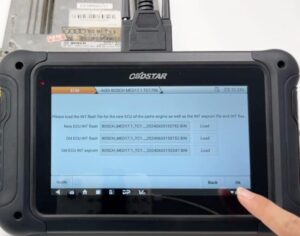 obdstar dc706 audi med17.1 clone and mileage correction 10