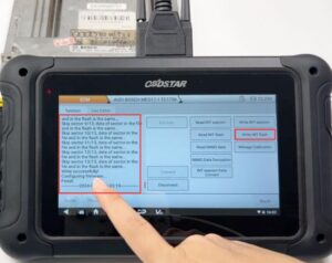 obdstar dc706 audi med17.1 clone and mileage correction 13