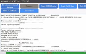 which launch x431 tool clone benz crd3x.x 11