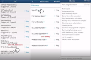yanhua acdp2 clone bmw 3rd gen. 8hp 3
