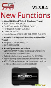 CG FC200 V1.3.5.4 Update