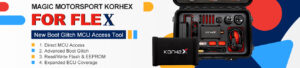 magic motorsport korhex boot glitch and mcu access tool for flex
